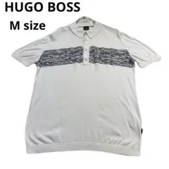 BOSS HUGO BOSS ポロシャツ ホワイト ブラック　半袖　春夏のサムネイル