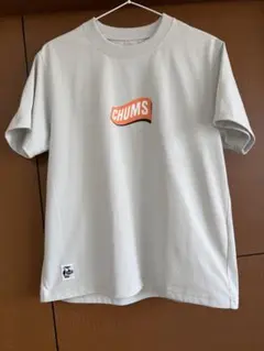 CHUMS チャムス ロゴ 半袖 Tシャツ ライトグレーのサムネイル
