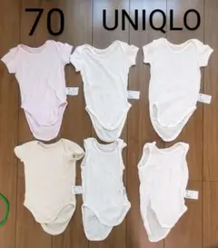 UNIQLO ベビー肌着 70サイズ 6点セット