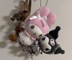 サンリオ　ぬいぐるみ　ウェディングパーティーペアマスコット　マイメロディ　クロミ