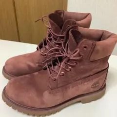 希少⭐️ 型押し模様 Timberland ワークブーツ ボルドー