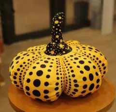 草間彌生 パンプキン クッション かぼちゃ 黄色 ドット