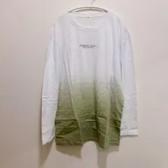 未使用　長袖Tシャツ　3XL ホワイト　メンズ　デザイン　おしゃれ　大きい