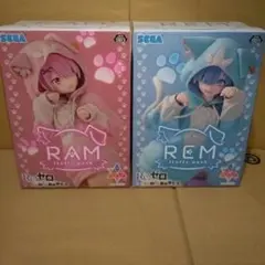【Re:ゼロ】レム・ラム fluffy pack フィギュア セット