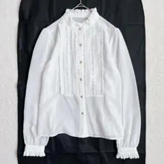 ダブスタ ソブ ホワイトフリル SOV カシャクールブラウス36 Sサイズ
