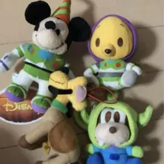 ディズニー　トイストーリー　ぬいぐるみ　キーホルダー　レア