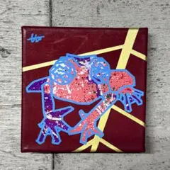 アート作品 『 frog 』 蛙 カエル 現代アート 原画 - メルカリ