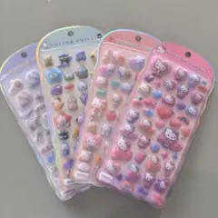 コットンパフィーシール サンリオ セット