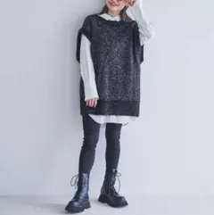 新品JEANASIS greedy knitvestニット+ロングシャツ セット