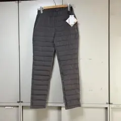 最終値下げ　ダウン入りストレッチテーパードパンツ　モカ　新品