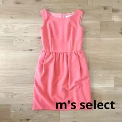 美品　m's select エムズセレクト　ノースリーブワンピース 38/Mのサムネイル
