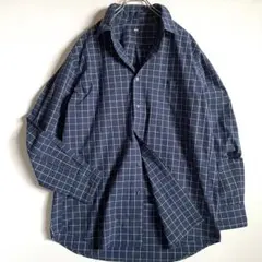 UNIQLO エクストラファインコットンブロードチェックシャツ　ボタンダウン