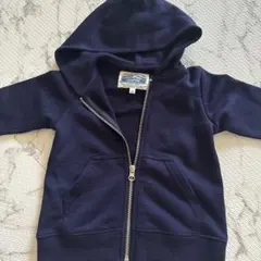 anyfam 紺色 パーカー 美品 90