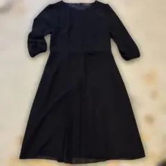 Reflect 黒 長袖 ワンピース