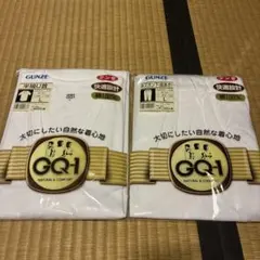 GUNZE GQ-1 半袖U首 半ズボン下 Lサイズ 2点セット