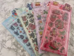 スティッチ トイストーリー ボンボンドロップシール 4枚