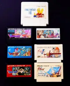 ドラゴンクエスト、ファイナルファンタジー　まとめ売り7本セット