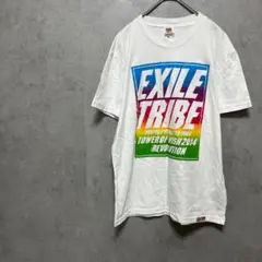 EXILETRIBE ライブTシャツ 白 半袖 プリント S