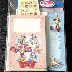 ディズニー クラシックキャラクターズ ボリュームレターセット平成レトロ