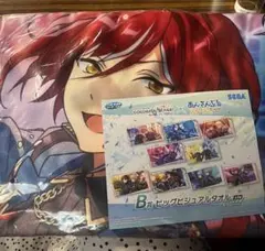 プロセカ あんスタ セガラッキーくじ タオル 逆先夏目 神代類