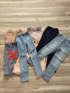 petit main オーガニックコットン 長ズボン 120 等6点セット