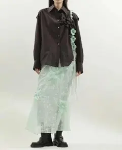 【大幅値下げ】rivnobuhiko/EMBROIDERY SKIRT