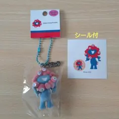ミャクミャク フロッキーキーホルダー 新品未開封 おまけシール付