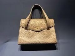 COMTESSE クロコダイル ベージュ ゴールド金具 ワニ革 ハンドバッグ 