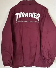 バーガンディ ナイロンジャケット