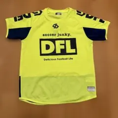 サッカージャンキー プラシャツ 蛍光イエロー M サッカー フットサルのサムネイル