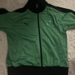 Puma 緑色 ジップアップジャケット Sサイズ