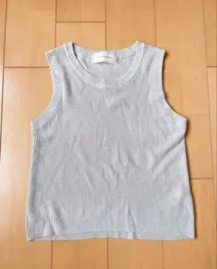PAGEBOY ページボーイ ニットベスト グレーのサムネイル