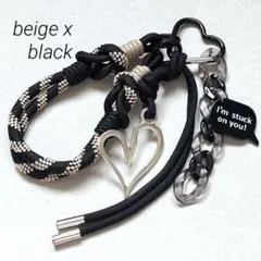 じゃらじゃらキーホルダーハートチャームスマホストラップキーチャームバッグチャーム