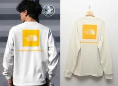 THE NORTH FACE バックスクエアロゴ 長袖 Tシャツ L グレー