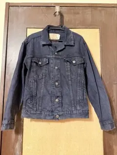 80~90's USA製 LEVI’S 後染め ブラックデニム ジャケット