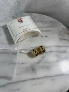 GIVENCHY ジバンシィ ゴールド×マルチカラー イヤリング