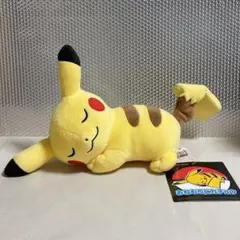 H.ポケモンセンター　おねむり　ピカチュウ　ぬいぐるみ
