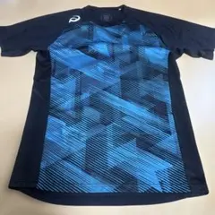 asics 幾何学模様 シャツ XL