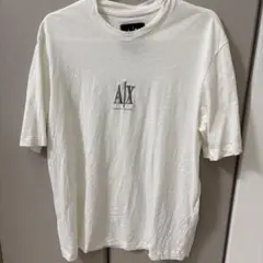 ARMANI EXCHANGE A|X ロゴ刺繍 Tシャツ ホワイト XS