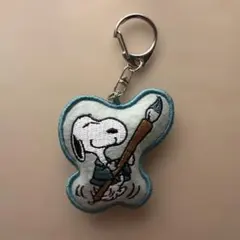 PEANUTS with Hokusai スヌーピー キーホルダー