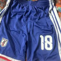 【未使用】日本代表ユニフォーム風　サッカーハーフパンツ XL