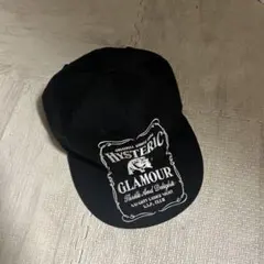ヒステリックグラマー ウイスキーラベルロゴ入り キャップ 帽子