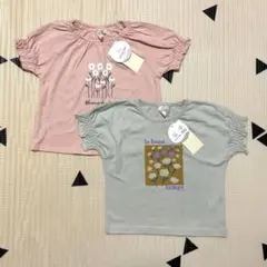 【新品未使用】 サマンサモスモスラーゴム　半袖トップス　Tシャツ　セット　100のサムネイル