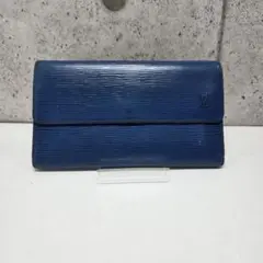 LOUIS VUITTON エピ 長財布 ブルー