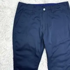 BEAUTY&YOUTH ネイビー　スリムフィット　パンツ