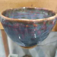 越中木葉焼 茶碗 - メルカリ