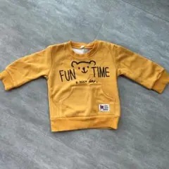 FUN TIME クマデザイン トレーナー