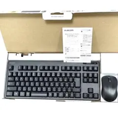 ELECOM 無線キーボード マウスセット TK-FDM105MBKのサムネイル