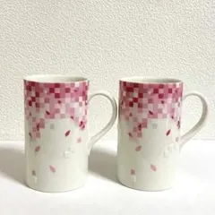 スタバ SAKURA 2014 マグ ホワイト 390ml 2個組
