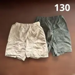 UNIQLO ギアショートパンツ 水陸両用 ベージュ オリーブ 2枚セット